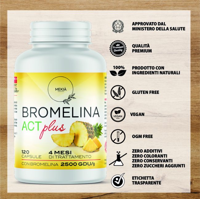 Bromelina Act Plus - Mekià - immagine 2