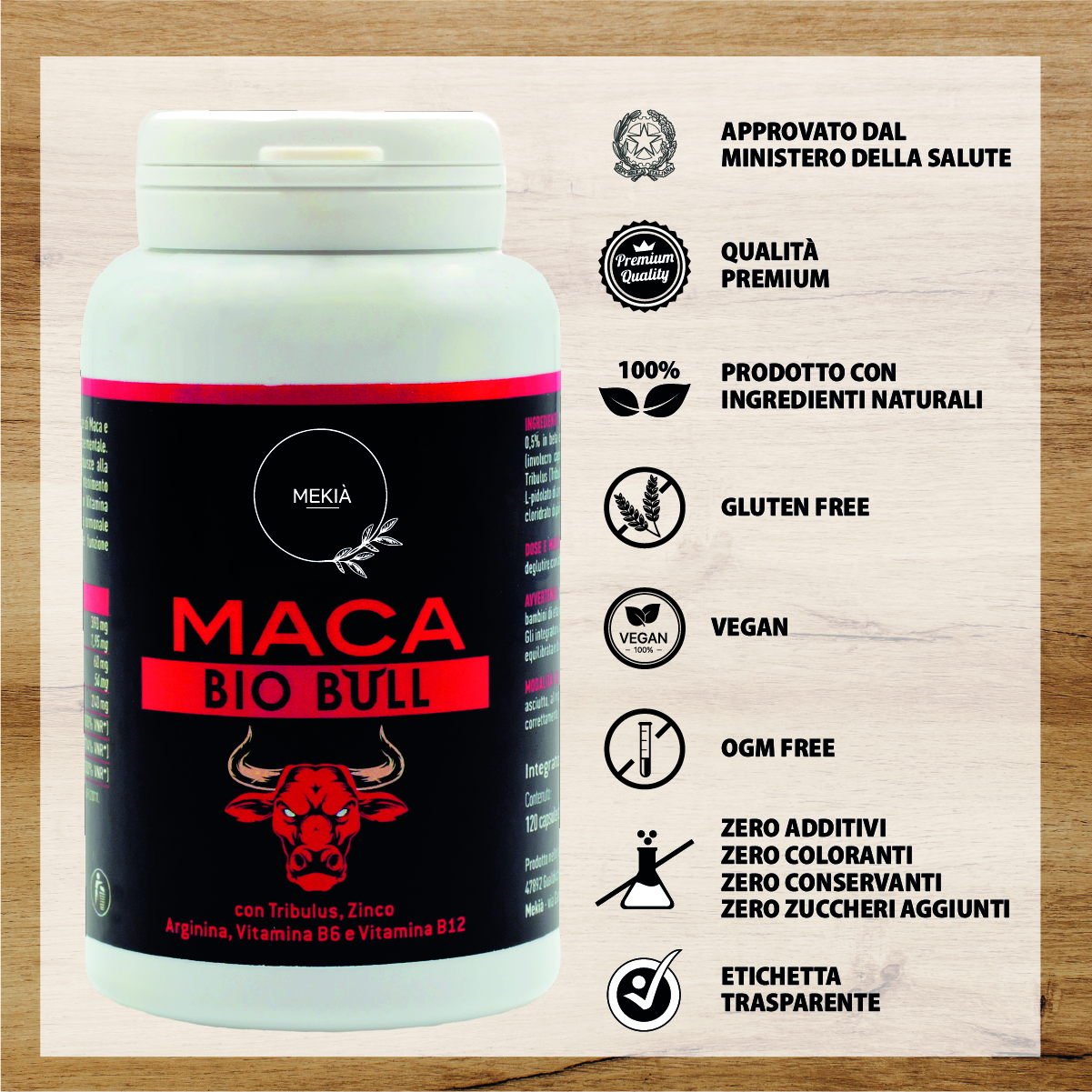 Maca Bio bull - Mekià - immagine 3