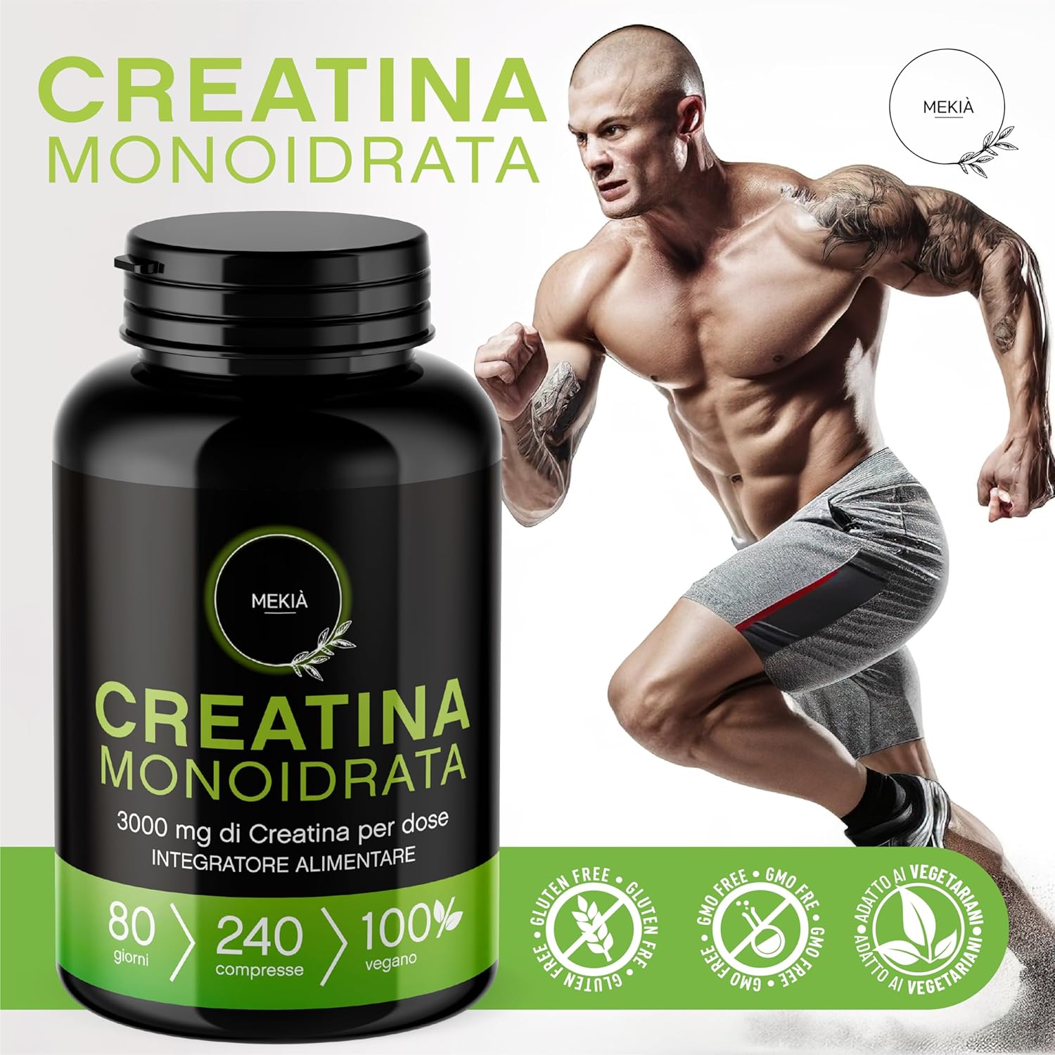 Creatina Monoidrata - Mekià - immagine 8