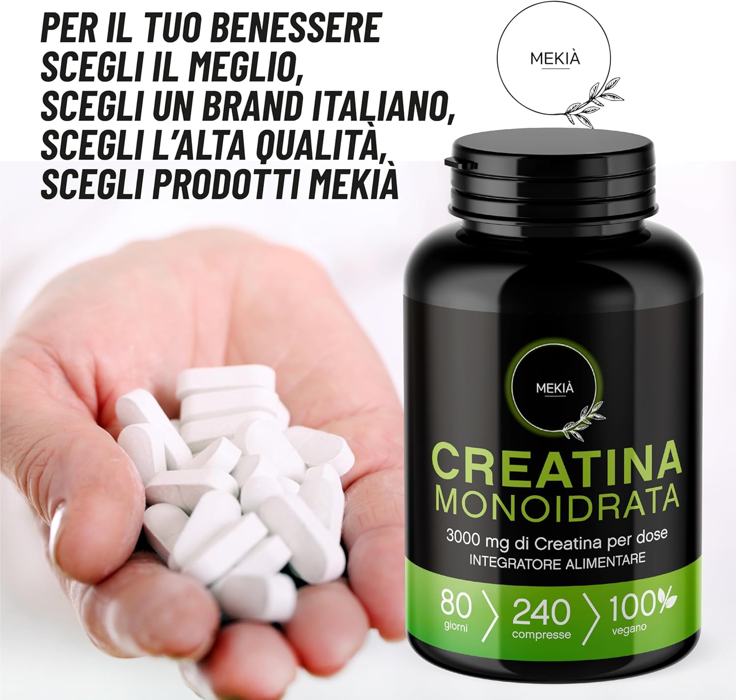 Creatina Monoidrata - Mekià - immagine 2