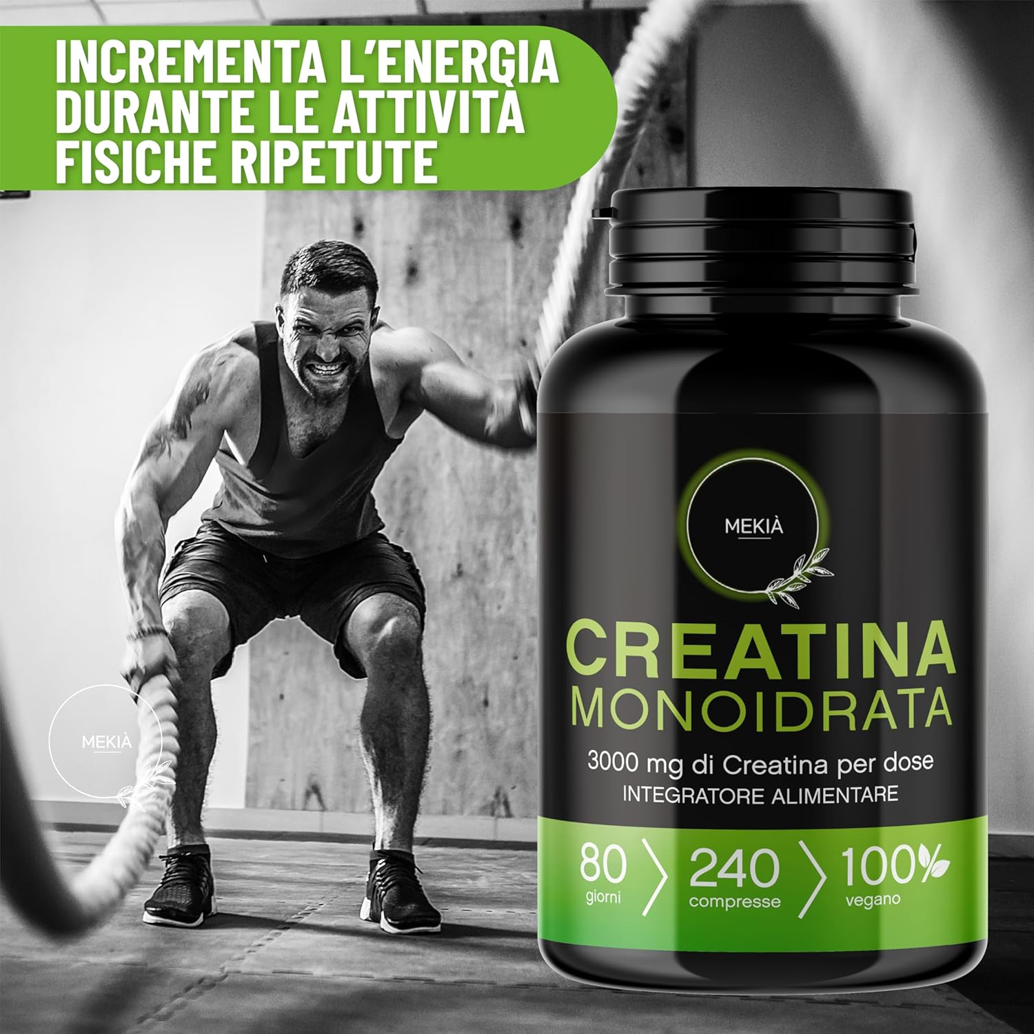 Creatina Monoidrata - Mekià - immagine 7