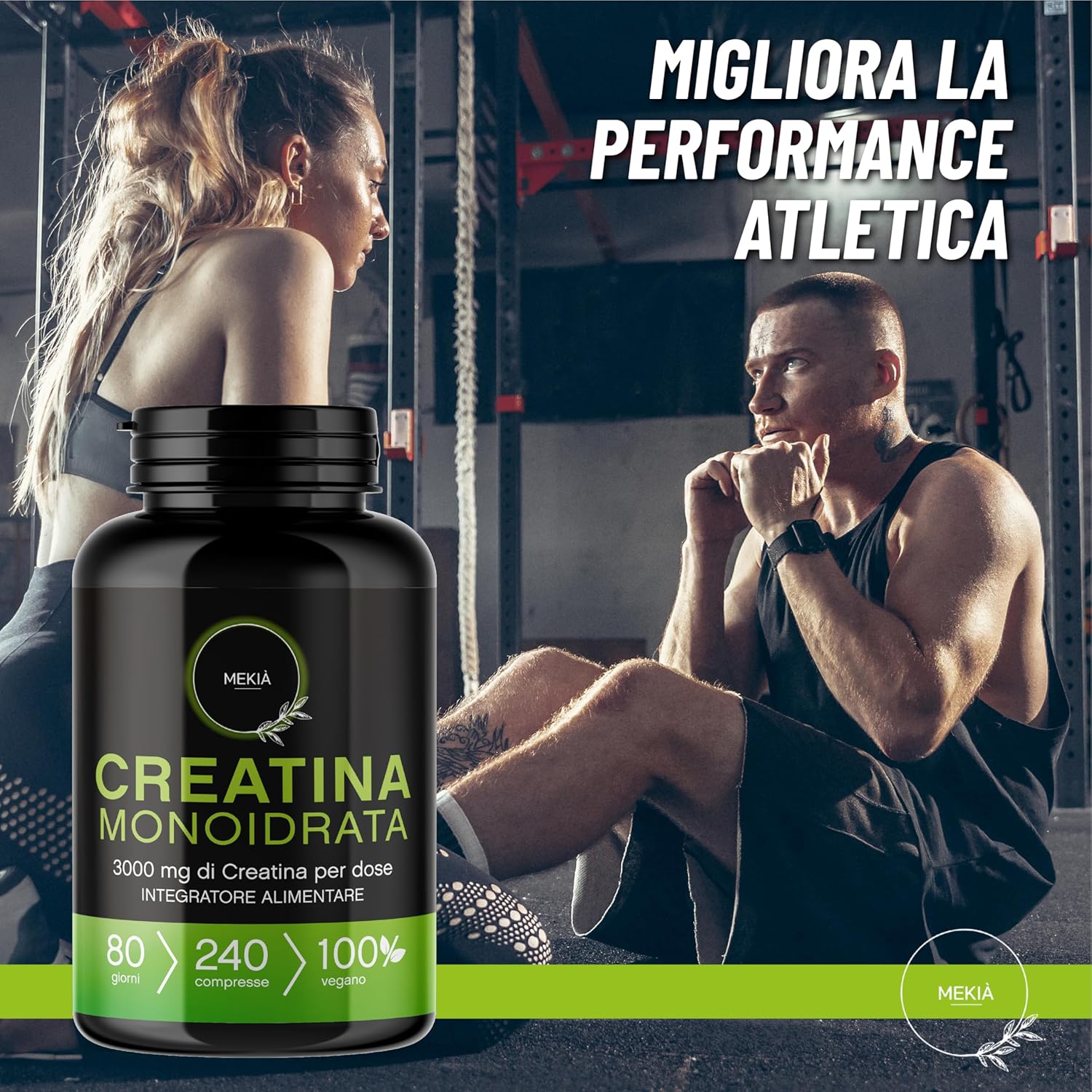 Creatina Monoidrata - Mekià - immagine 3