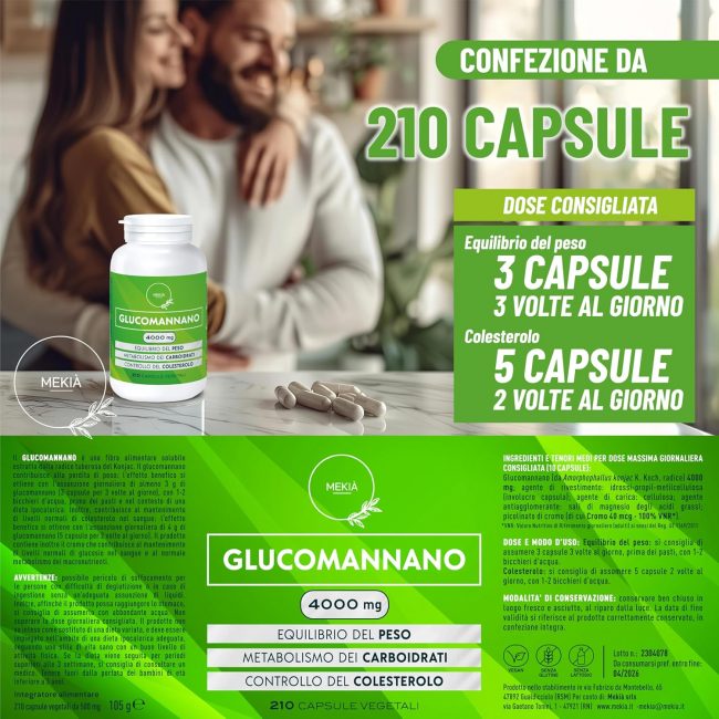 Glucomannano - Mekià - immagine 3